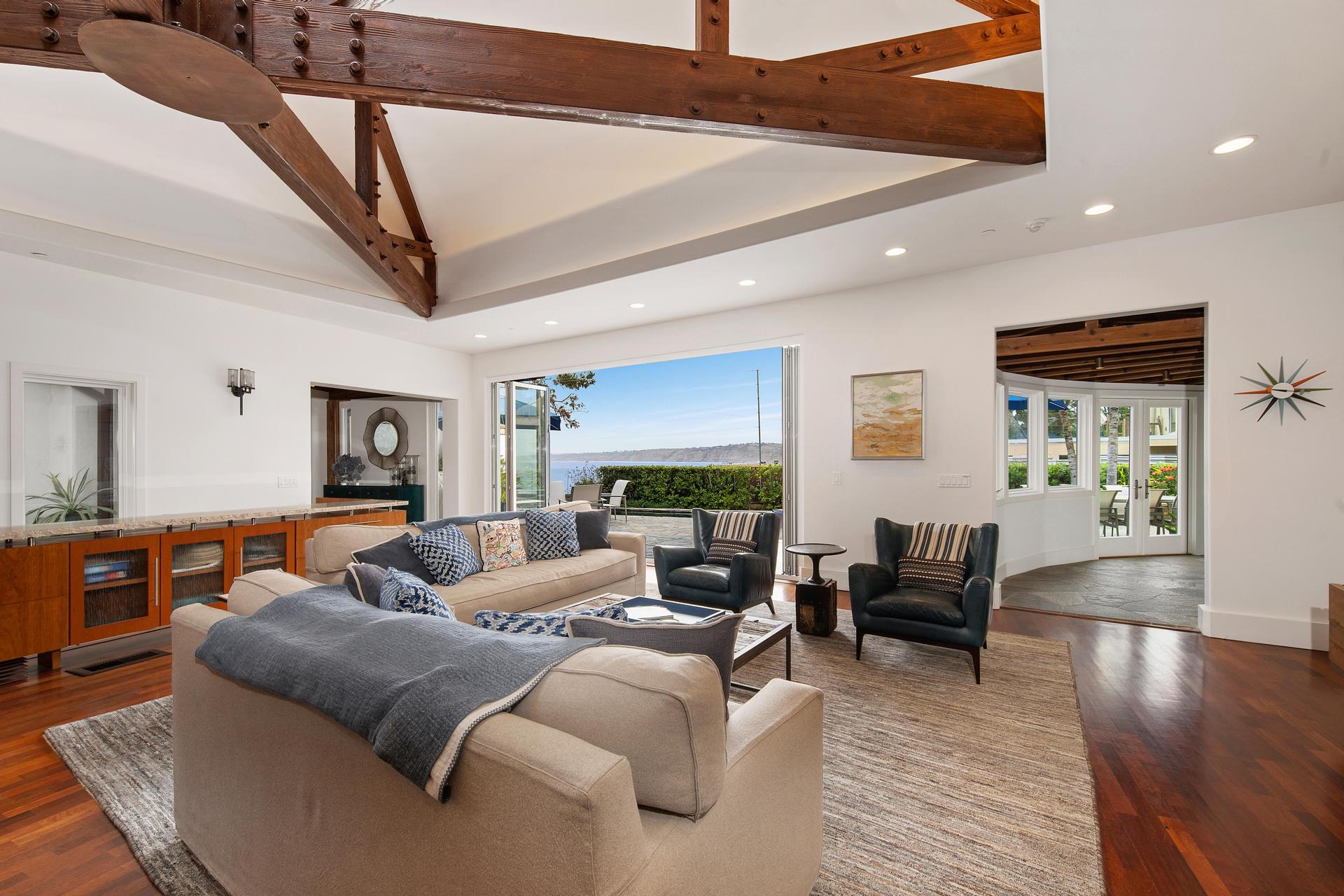 Spacious family room at Casa de Costa Paseo